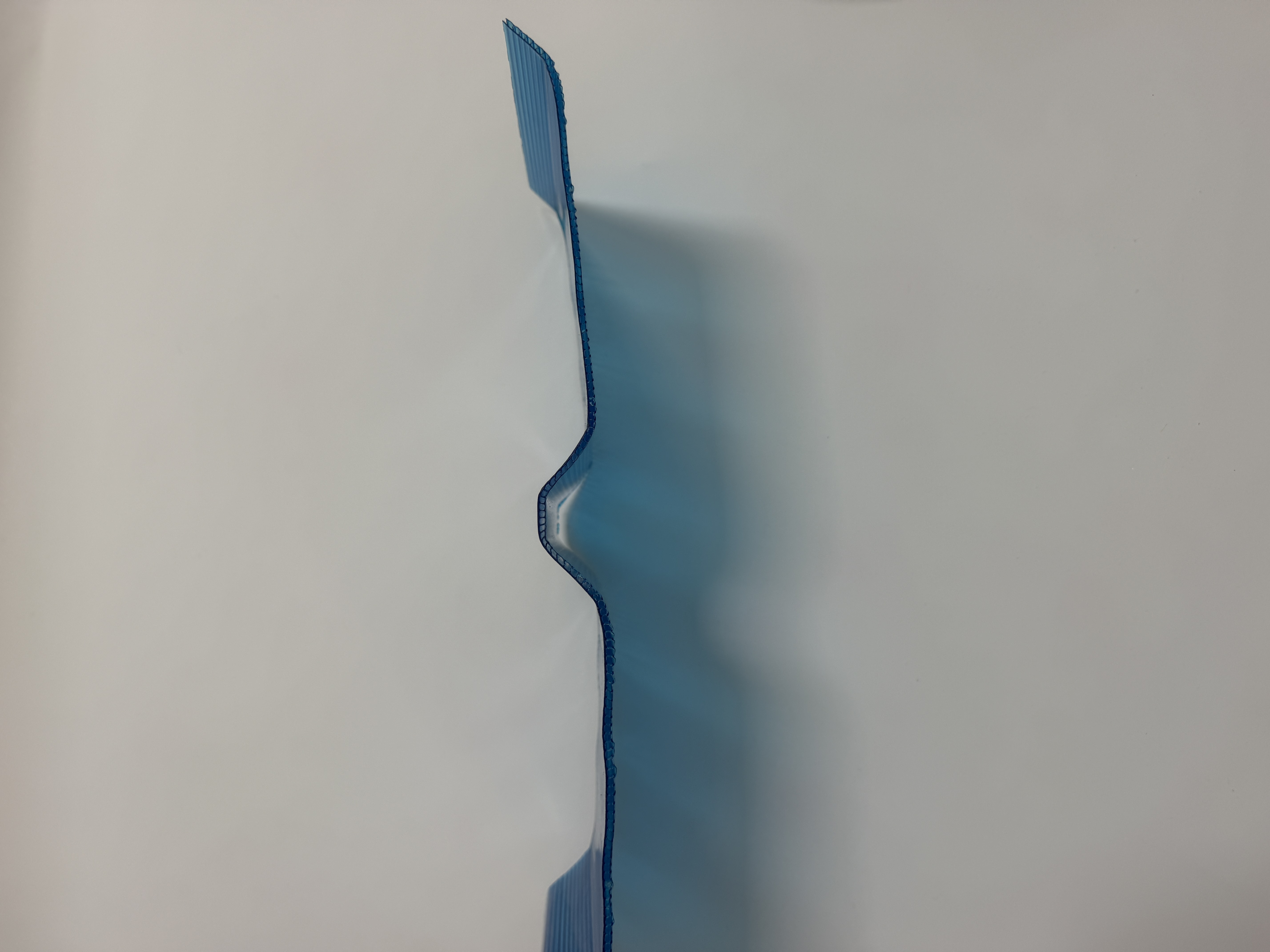 Blue PC Hollow Corrugated Sun ...