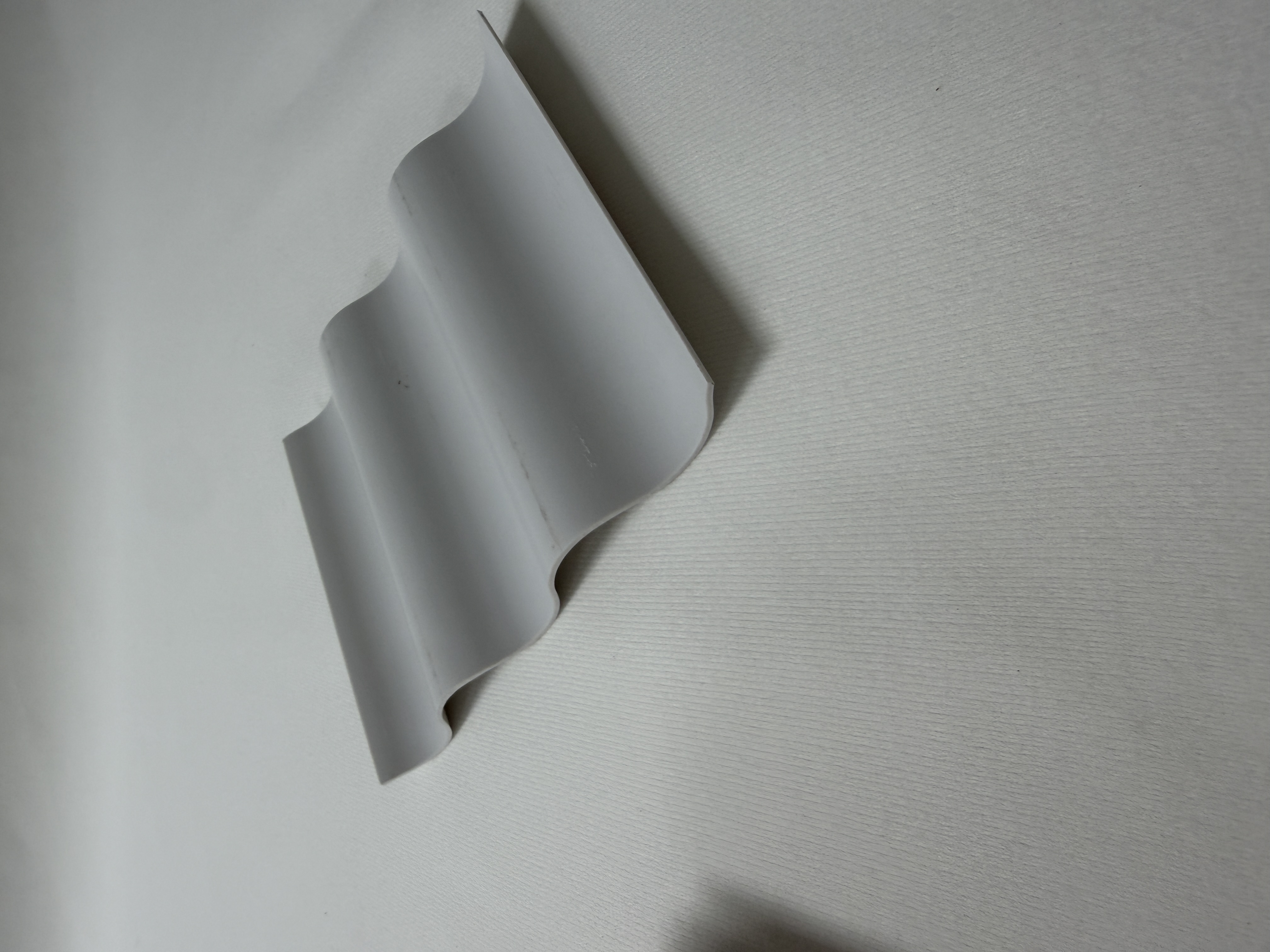 1.6 mm White PC Corrugated Pol...