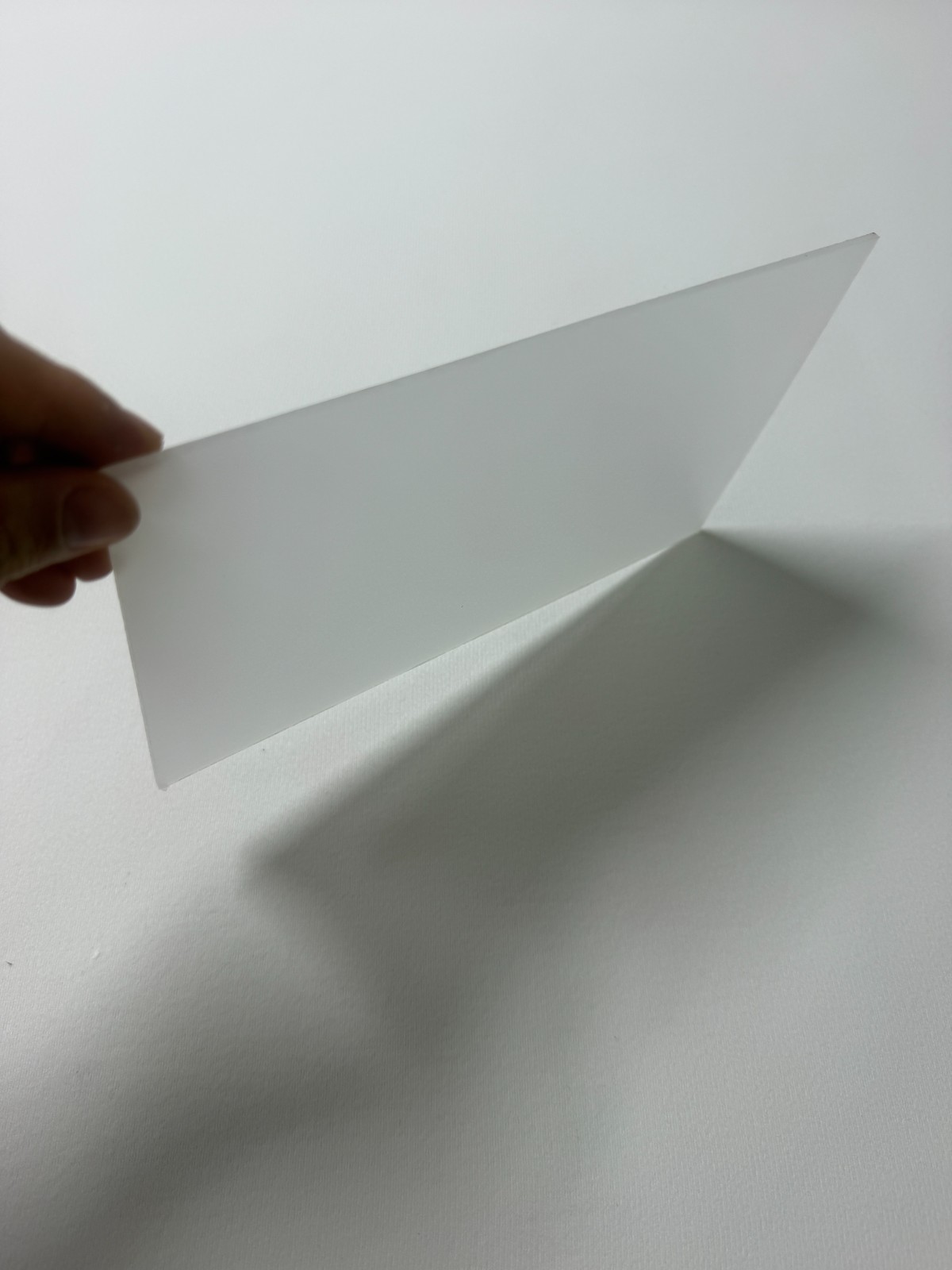 White Solid Acrylic Light Diffuser Sheet
