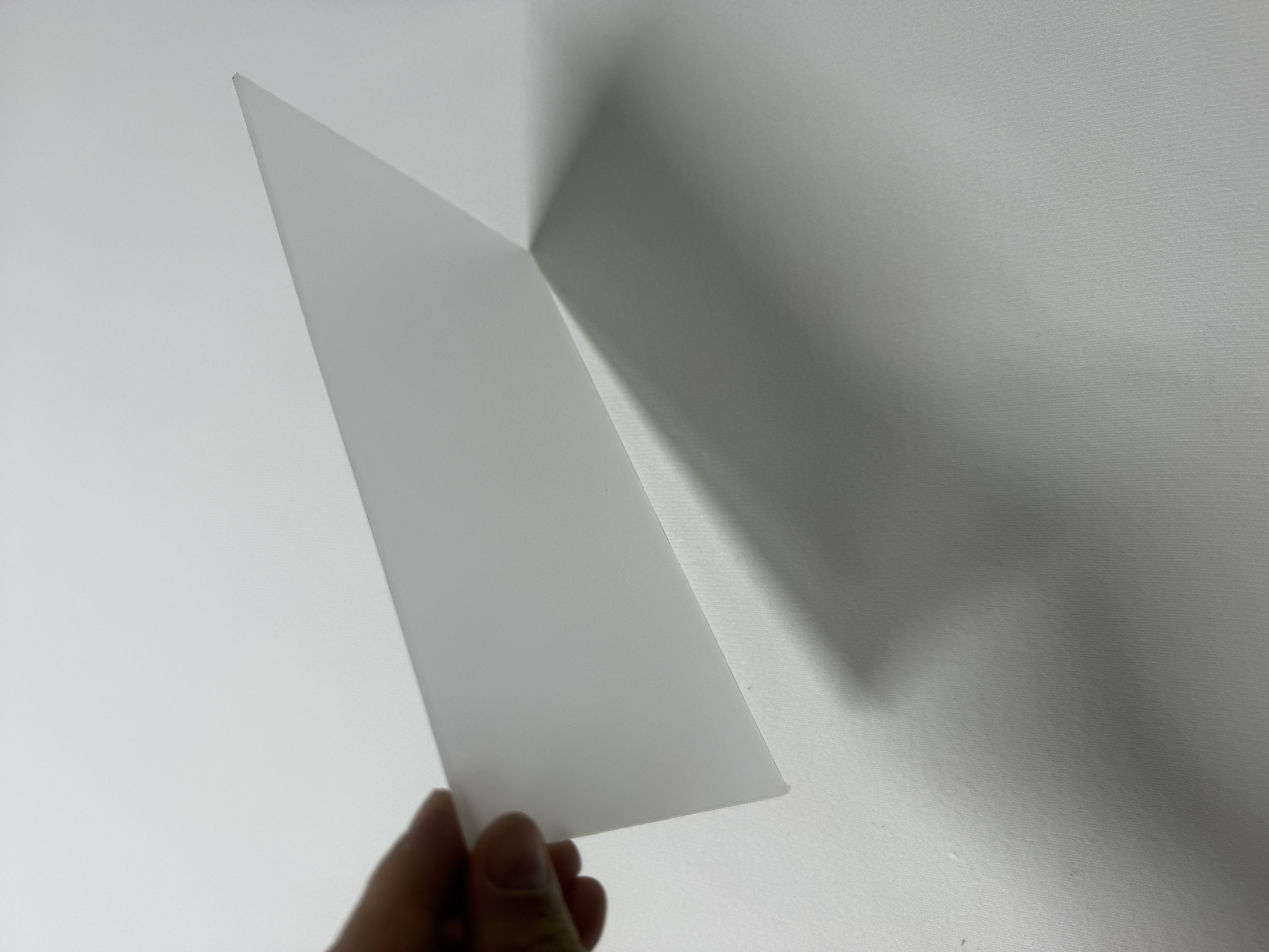 White Solid Acrylic Light Diff...
