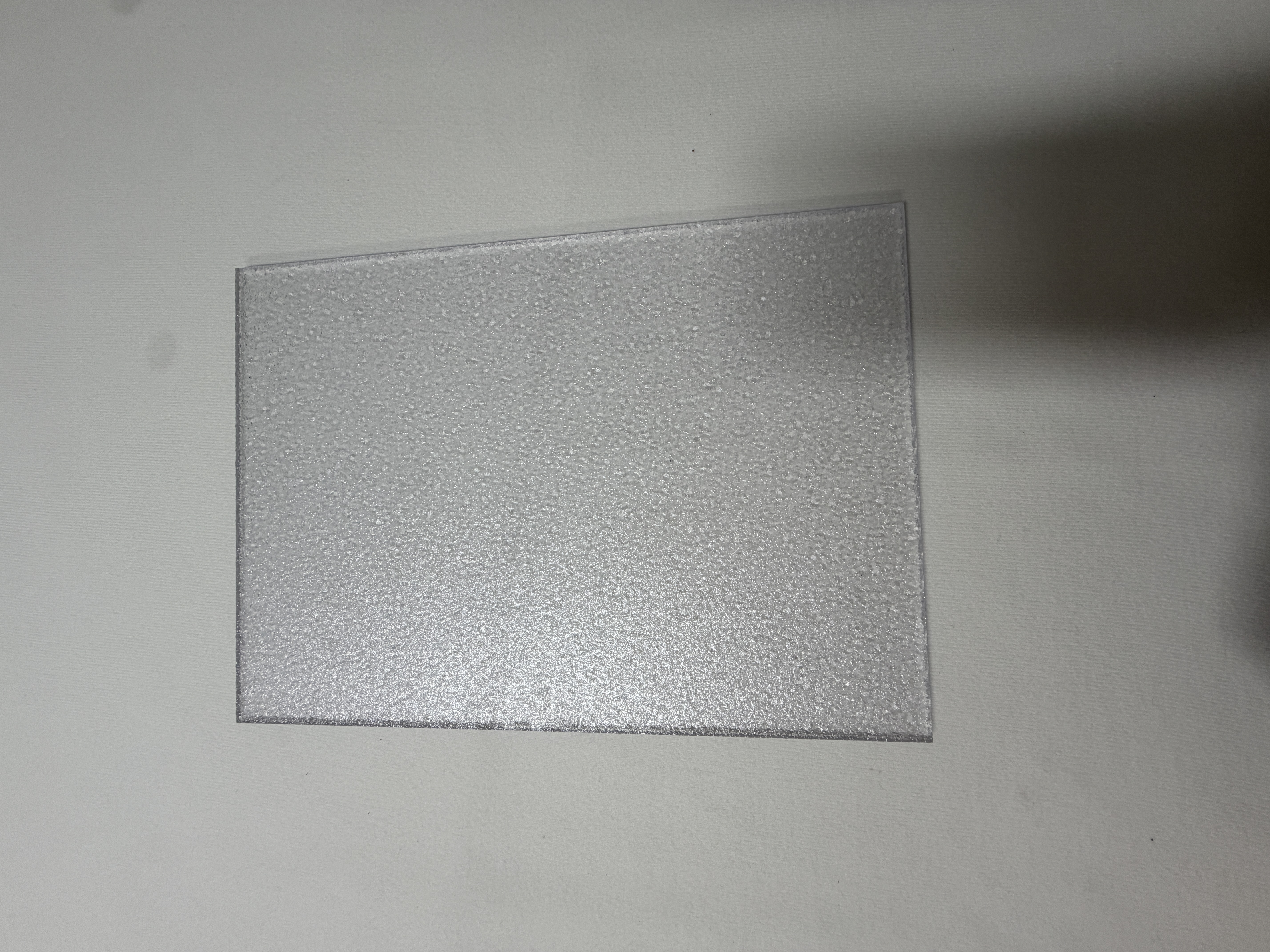High impact clear solid polyca...