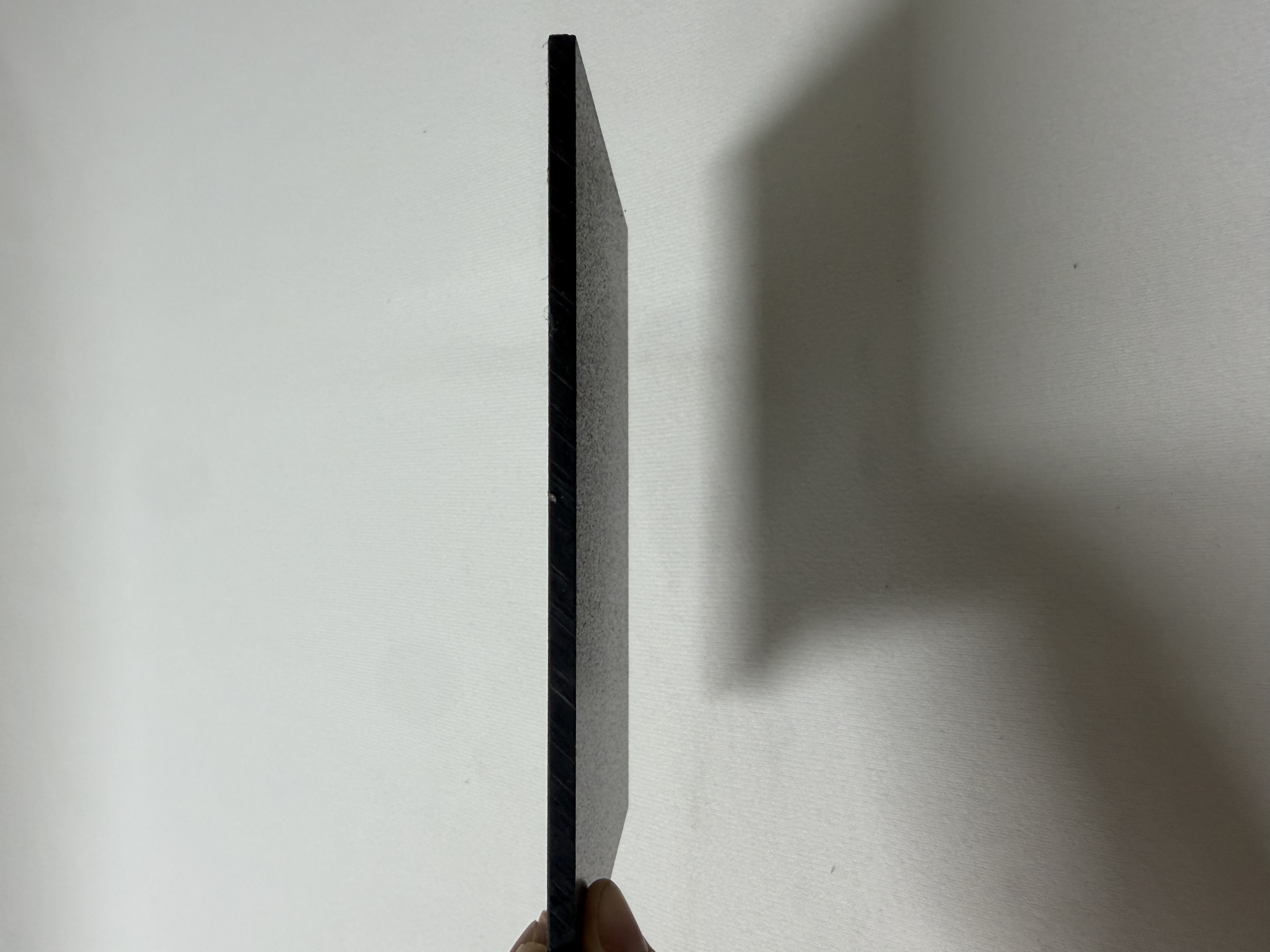 4.5mm Opaque Black Double Matt...