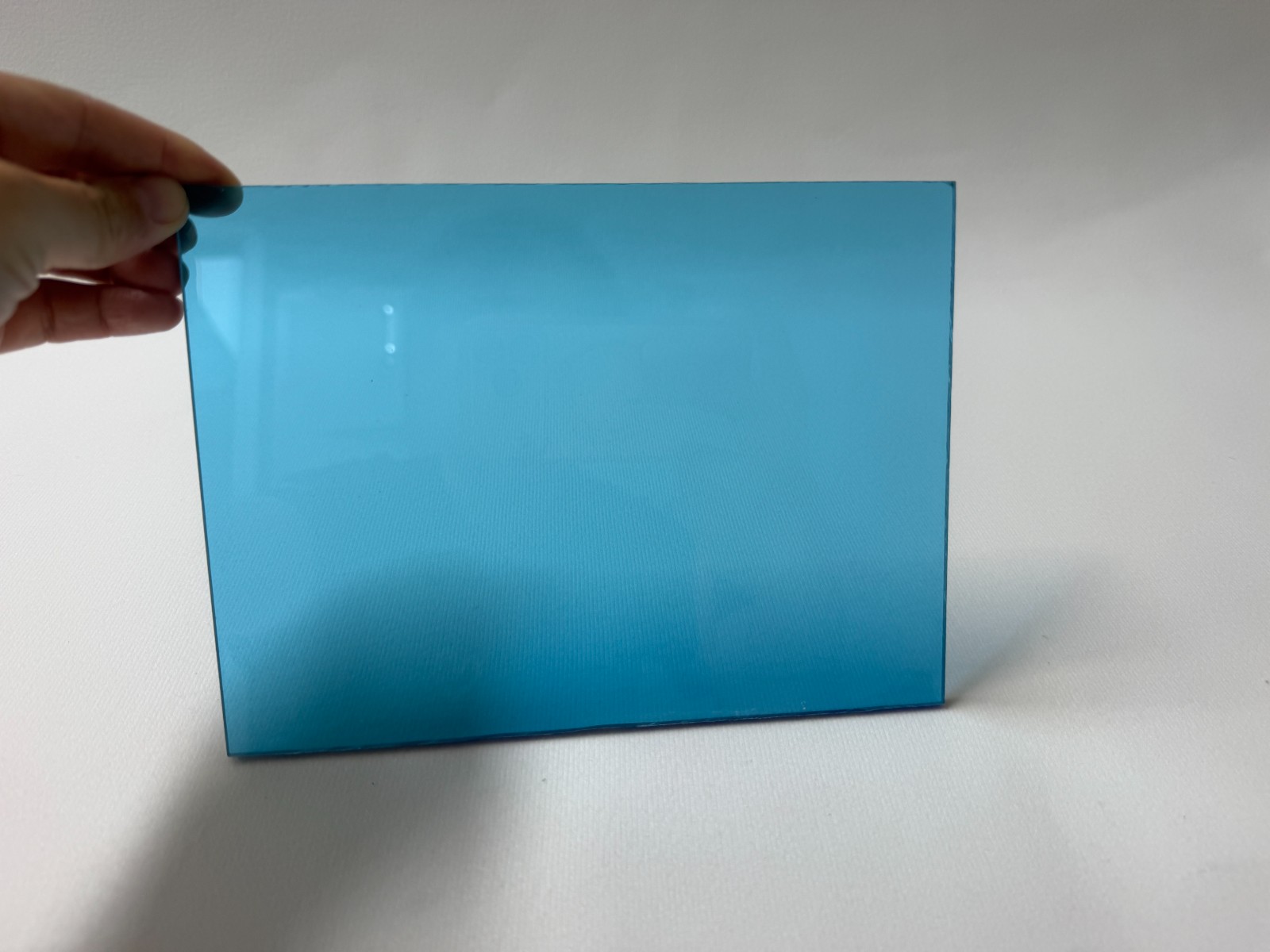 4mm opaque lake blue polycarbonate solid sheet