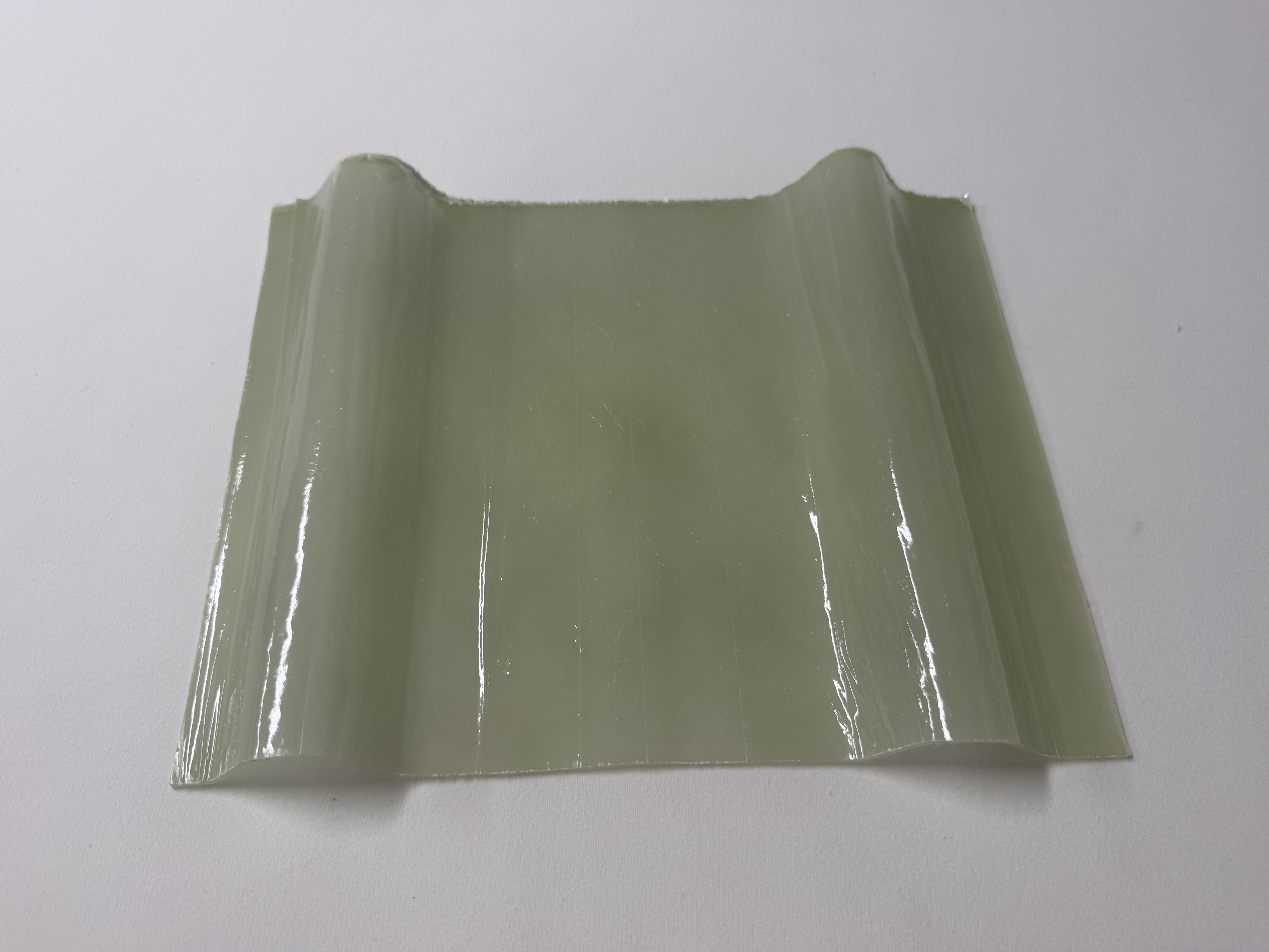 Light Green FRP Corrugated Day...