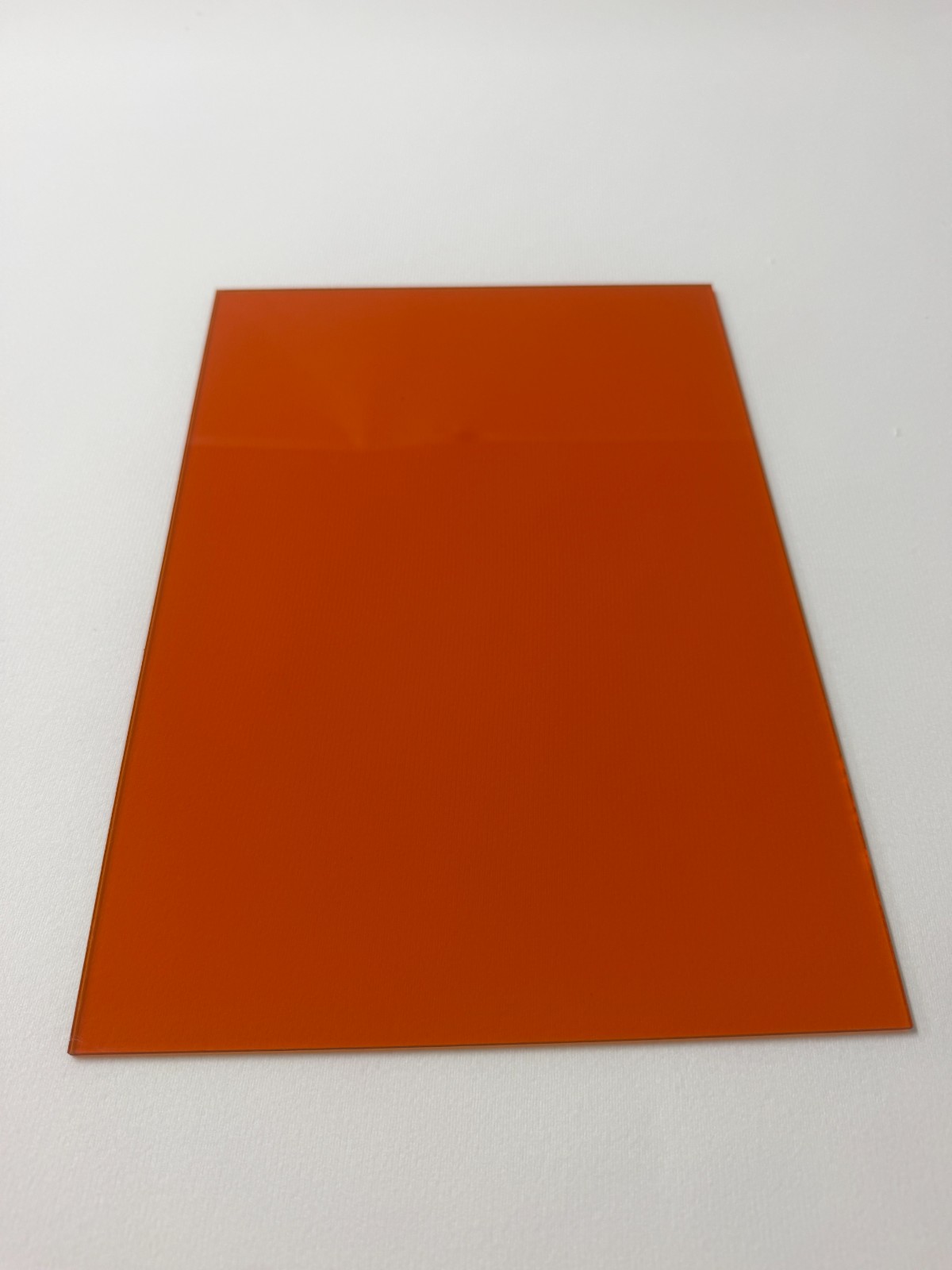 3mm Orange Translucent Polycarbonate Solid Sheet