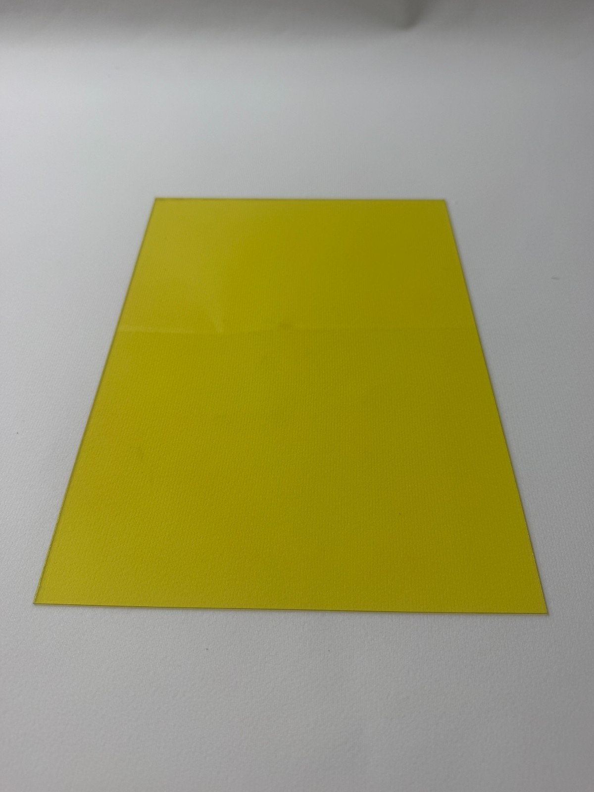 0.7mm Yellow Translucent Polycarbonate Sheet