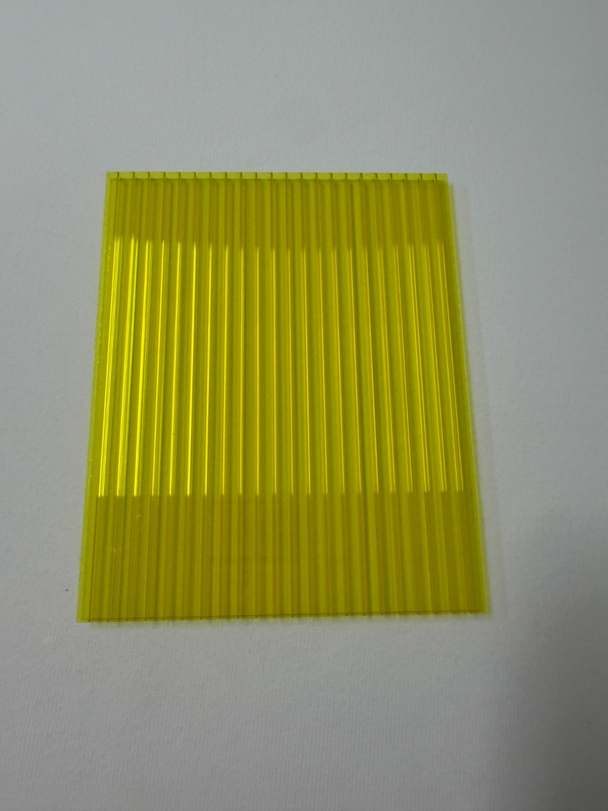 6mm Yellow Polycarbonate Hollow Sheet