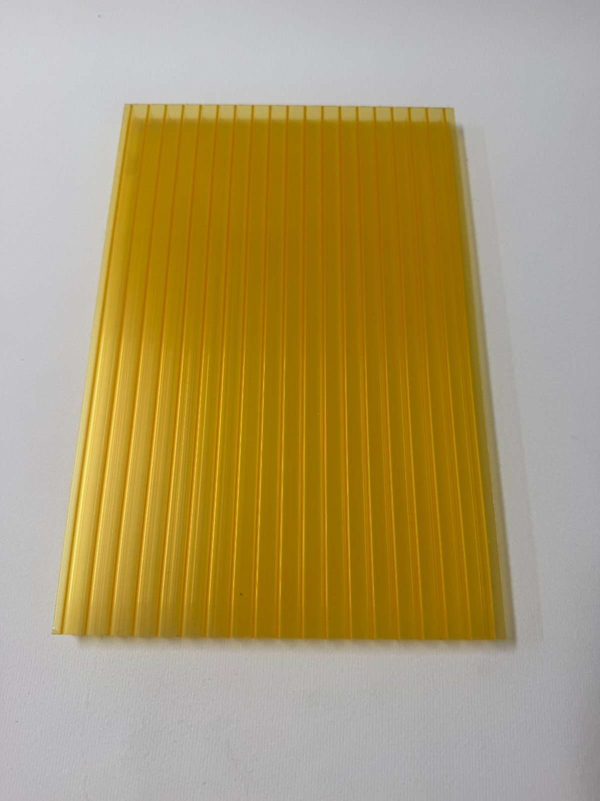 10mm Yellow Twin-Wall Polycarbonate Hollow Sheet