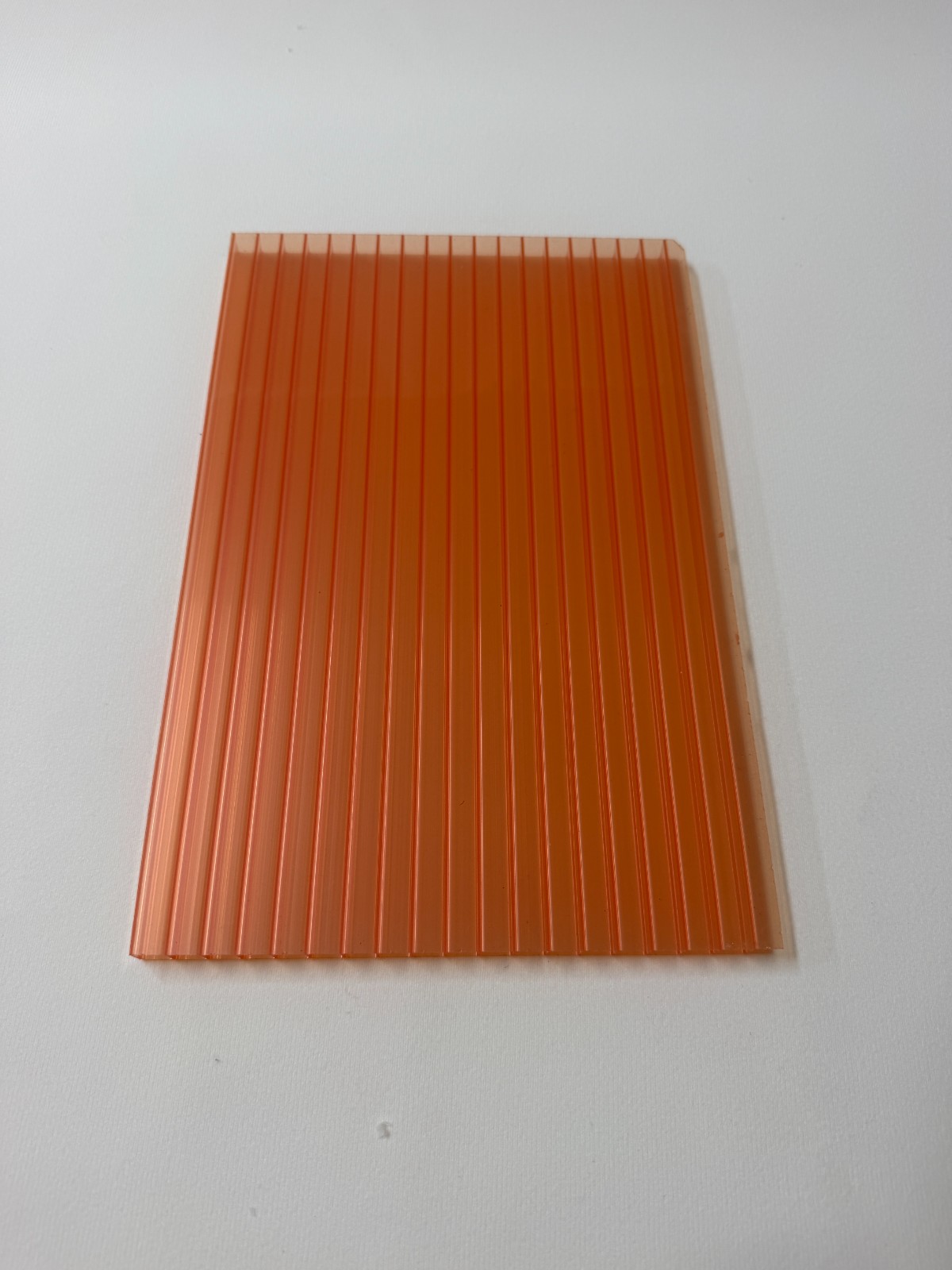 12mm Orange Twin-Wall Polycarbonate Hollow Sheet