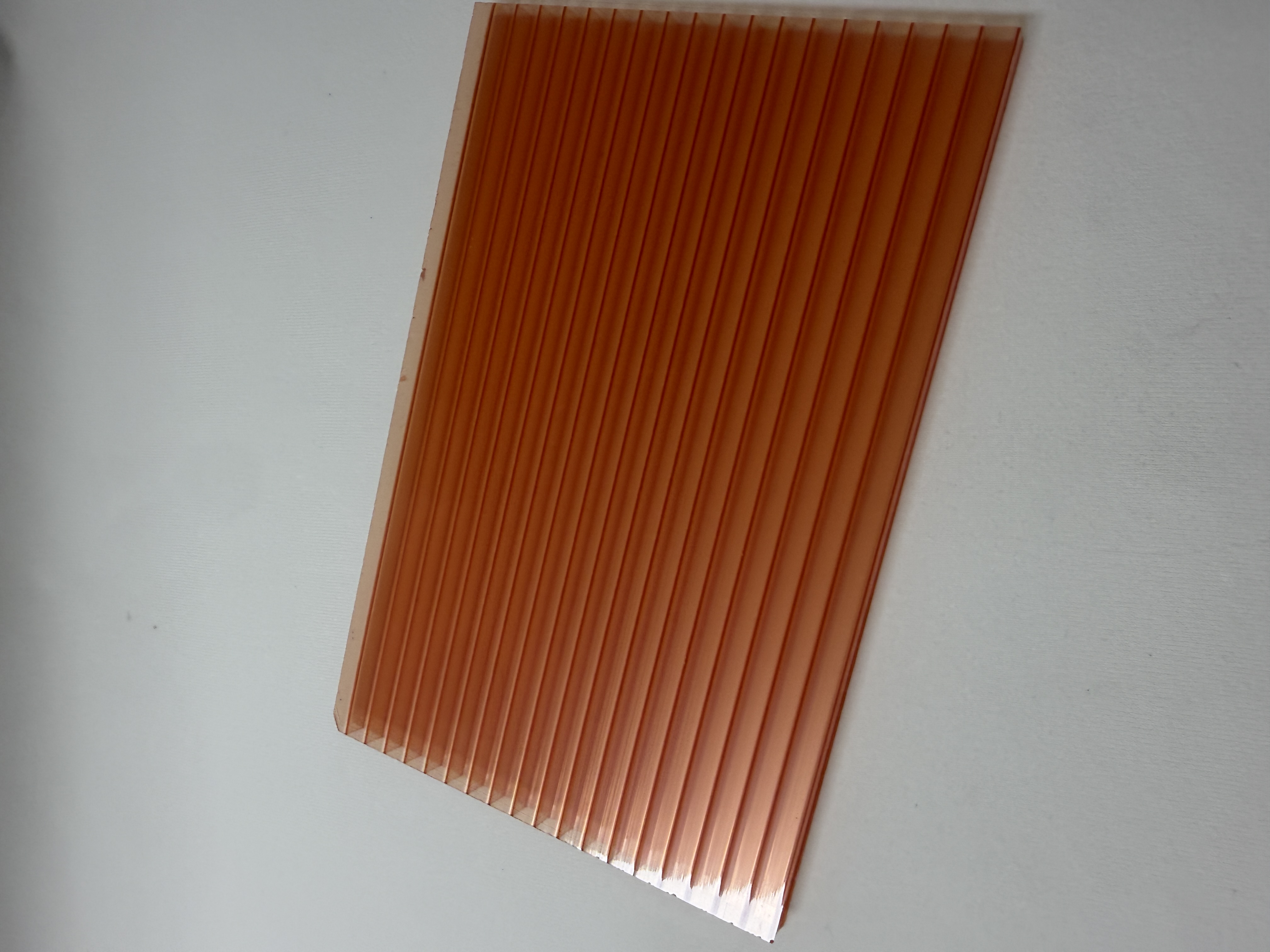 12mm Orange Twin-Wall Polycarb...