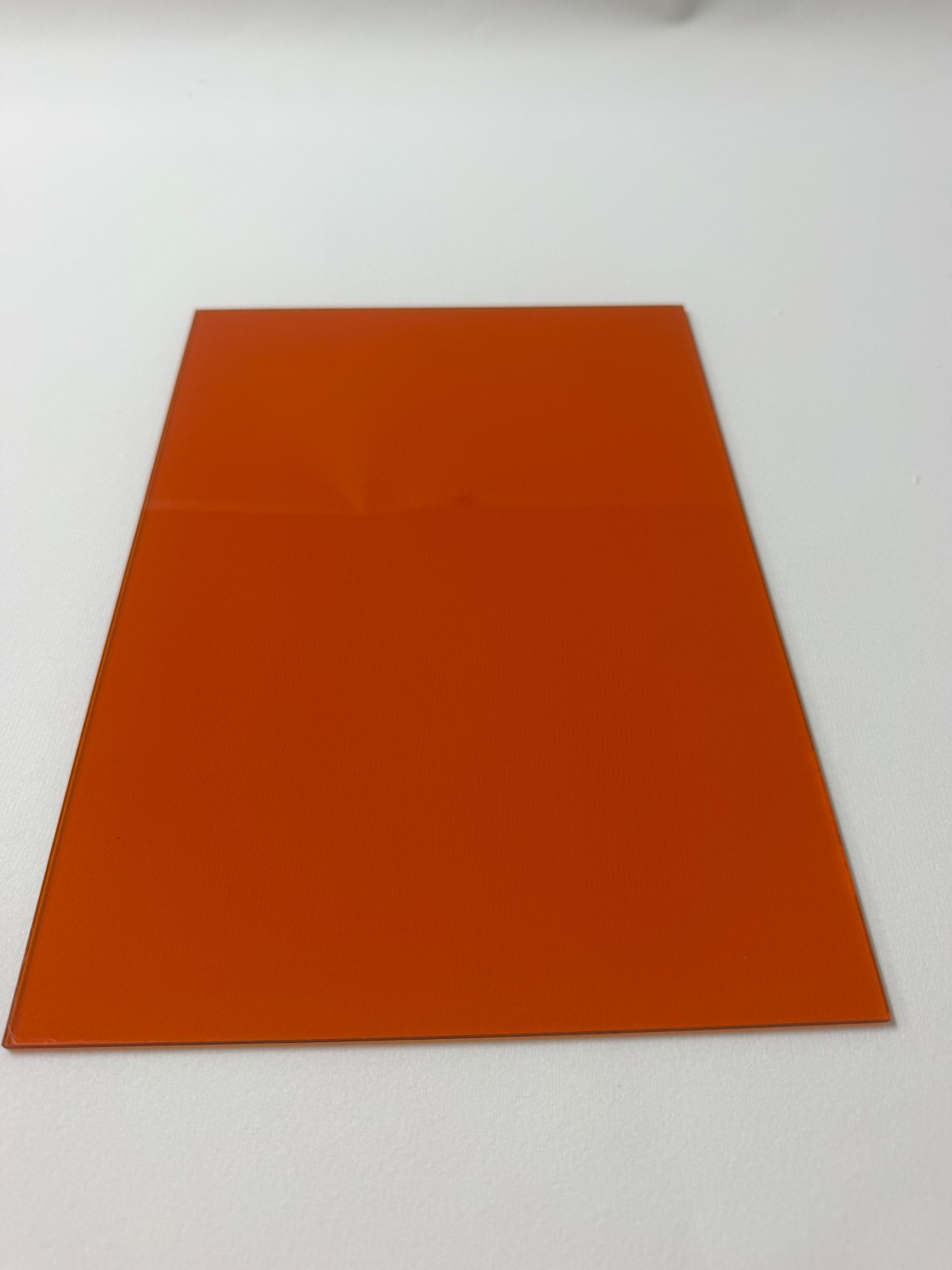 3mm Transparent Orange Polycarbonate Solid Sheet