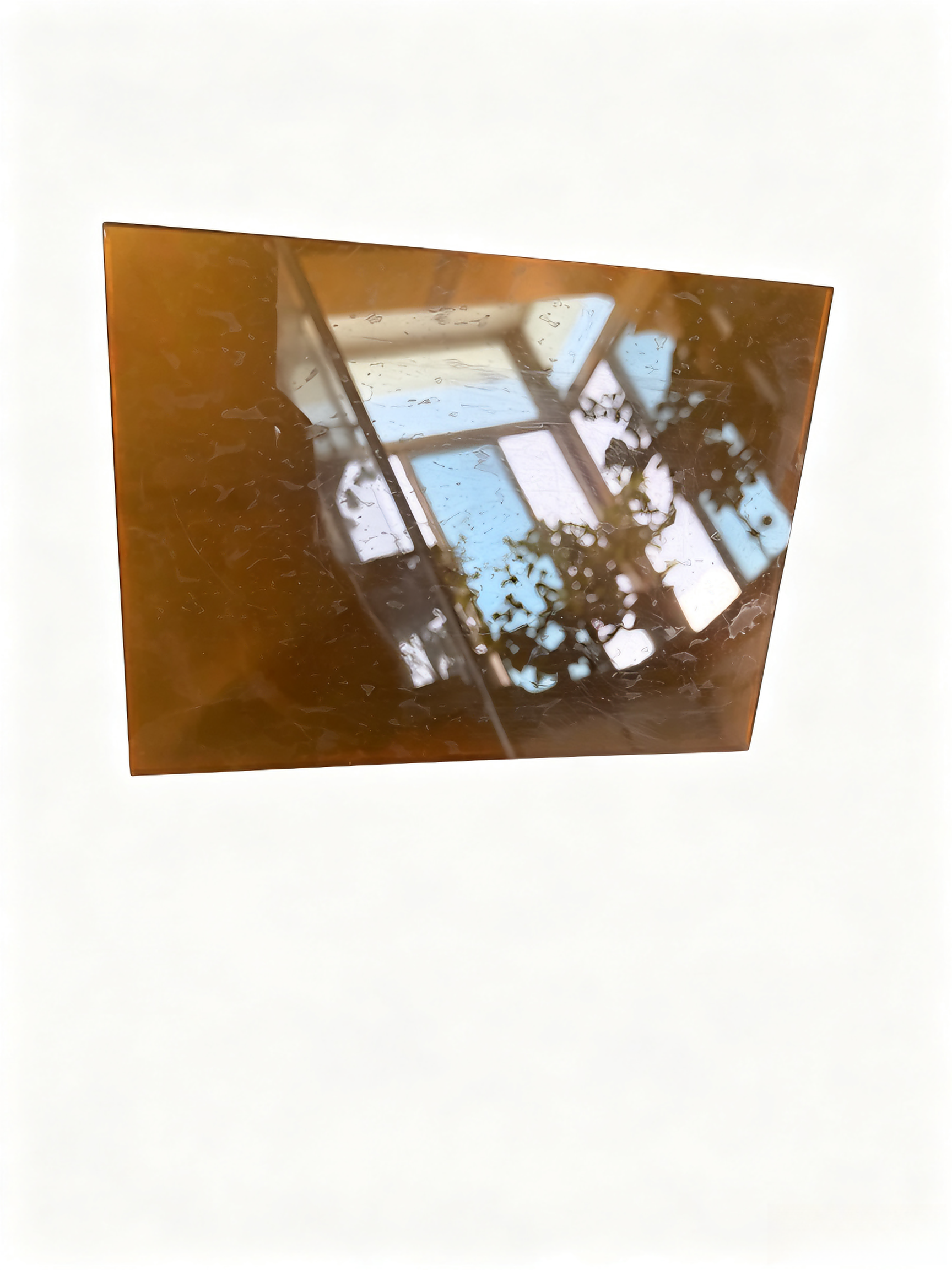 Custom Amber Transparent Polycarbonate Solid Sheet