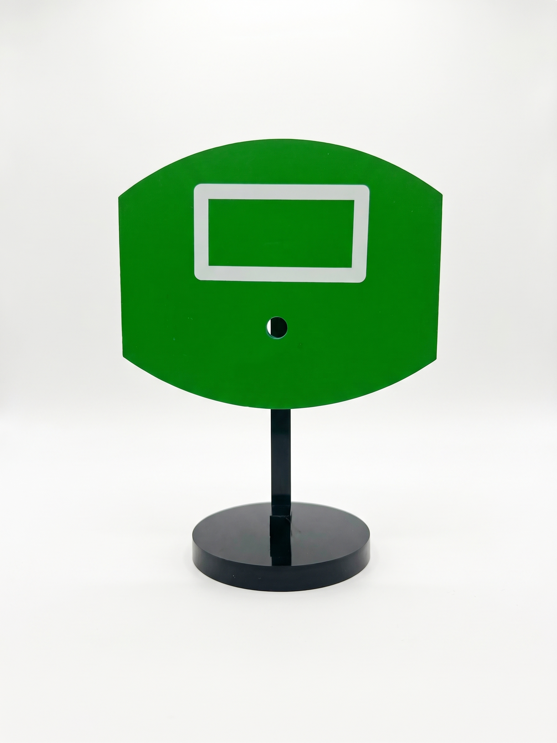 Mini Desktop Acrylic Basketball Backboard Model, UV Printed Acrylic Display Stand