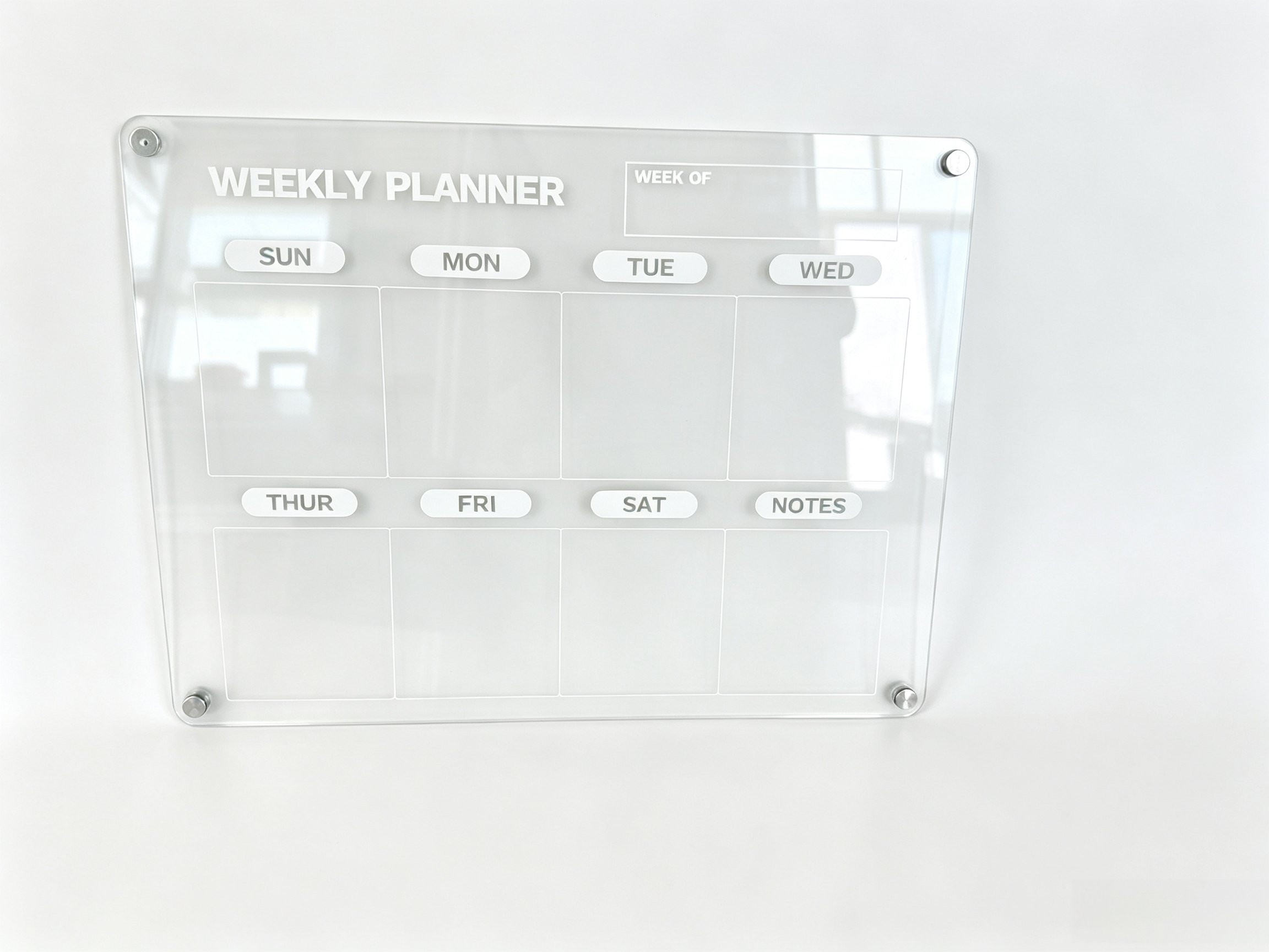 Clear Acrylic Weekly Planner B...