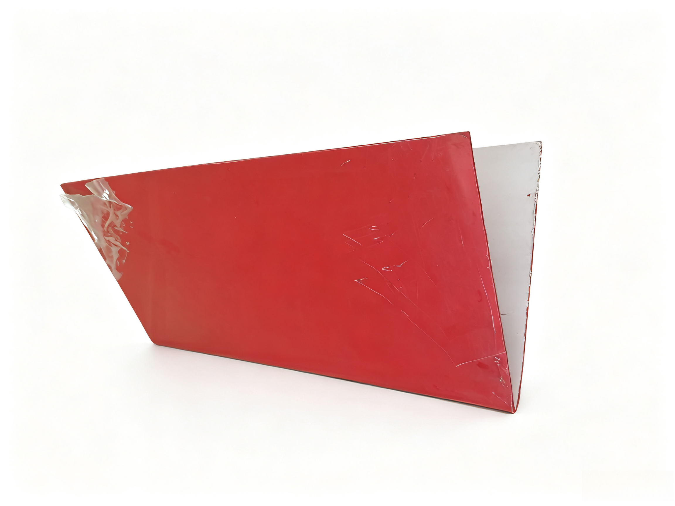 Custom Red Solid Acrylic Bent ...