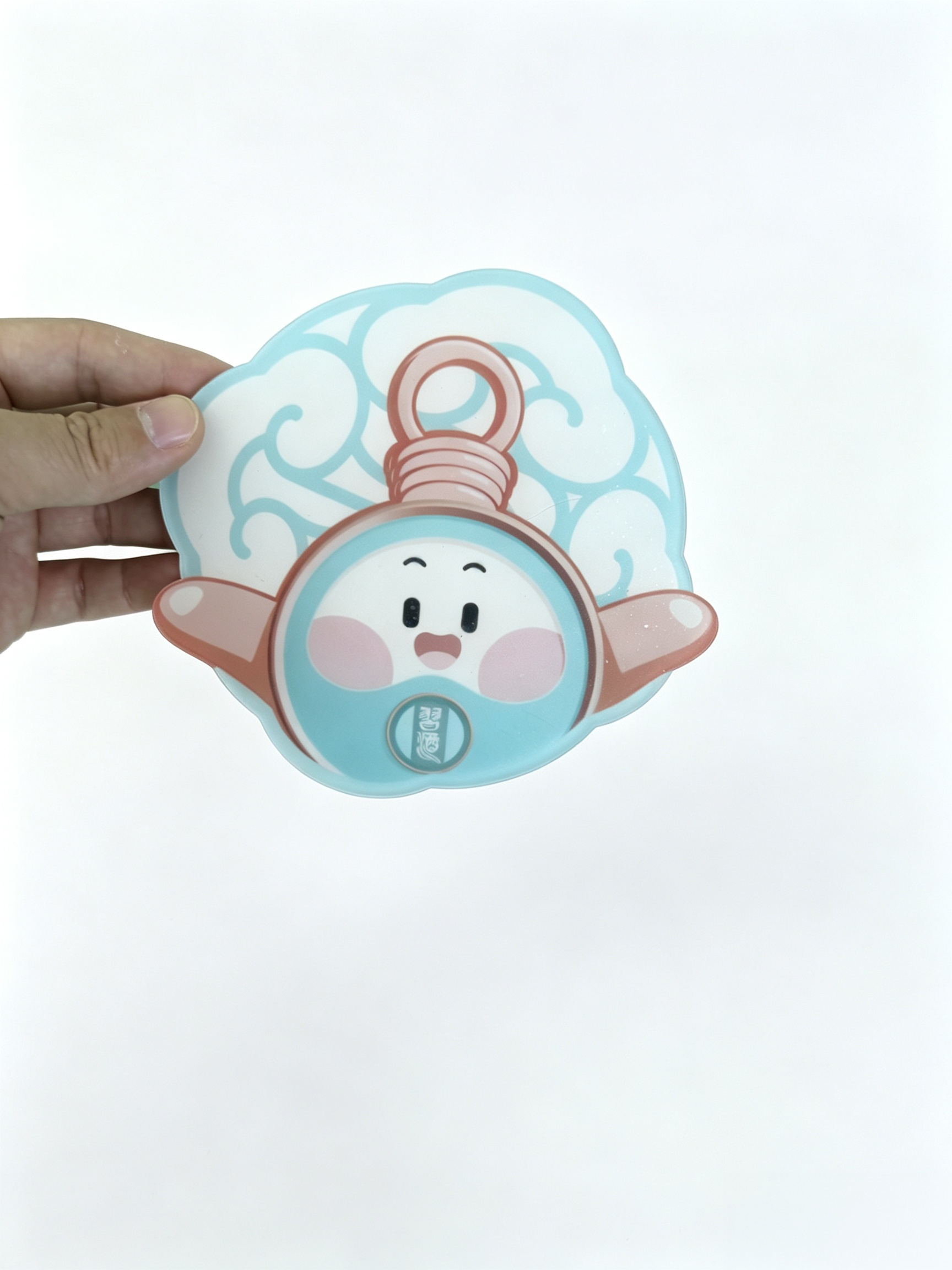 Custom Irregular Cut Acrylic Cartoon Sign, UV Printed Mascot Character Acrylic Plate